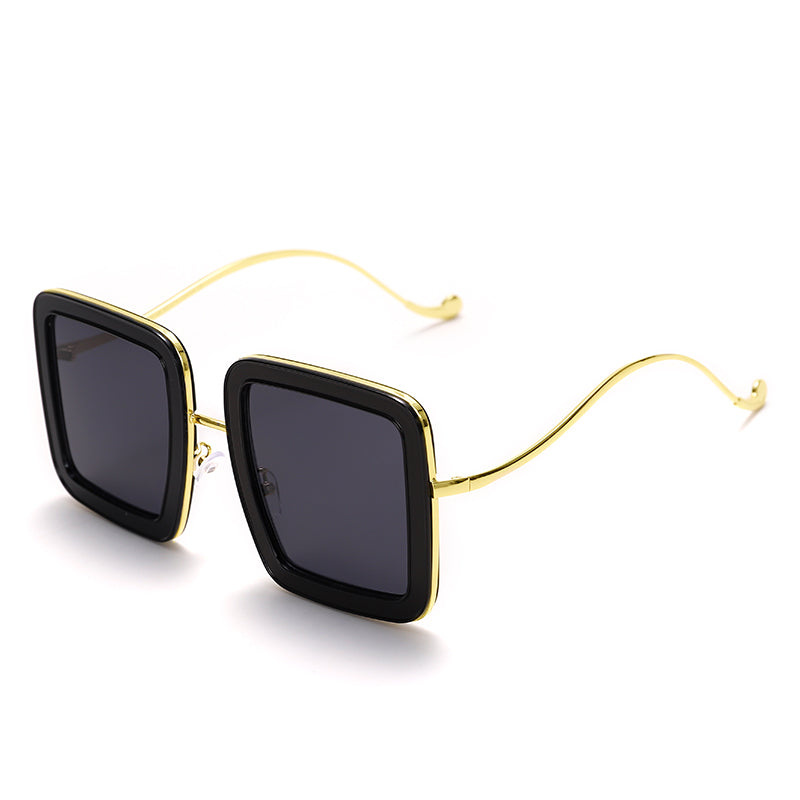 2023 Oversized Square Sunglasses Women  Brand Designer Irregular Sun Glasses Men UV400 Tint Shades Eyewear