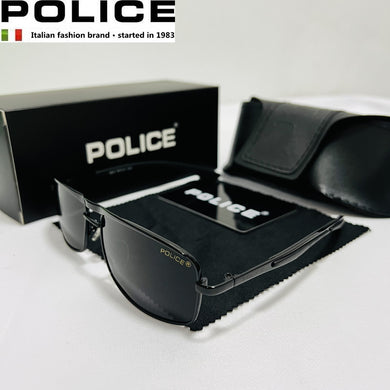 2023 Pattern POLICE brand Polarized Sunglasses Men's Pilot Driving Glasses UV400 Men's  Brand 8837