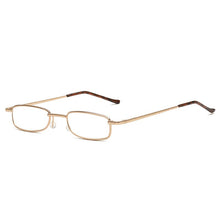 Load image into Gallery viewer, 2023 Pen Holder Reading Glasses Metal Small Frames Reading Mirror Light Portable Unisex Eyewear Accessories