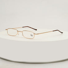 Load image into Gallery viewer, 2023 Pen Holder Reading Glasses Metal Small Frames Reading Mirror Light Portable Unisex Eyewear Accessories