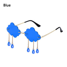 Load image into Gallery viewer, 2023 Personality Cloud Tassel Sunglasses Stage Catwalk Street Shooting Eyewear Performance Funny Rimless Glasses For Ladies