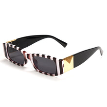 Load image into Gallery viewer, 2023 Rectangular Sunglasses Women  Brand Designer Small Square Sun Glasses Men Vintage Rectangle Shades Wide Frame