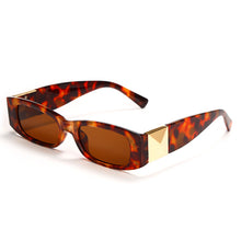 Load image into Gallery viewer, 2023 Rectangular Sunglasses Women  Brand Designer Small Square Sun Glasses Men Vintage Rectangle Shades Wide Frame