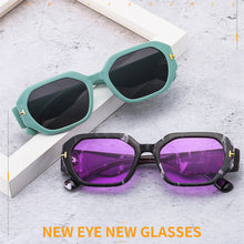 Load image into Gallery viewer, 2023 Retro Brand Designer Irregular Square Sunglasses For Women Men Small Frame Sun Glasses With T Shades UV400 Tren