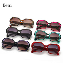 Load image into Gallery viewer, 2023 Retro Polygon Square Colorful Sunglasses For Women Trending Green Eyewear Shades UV400 Men Gradient Sun Glasses
