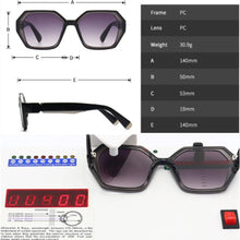Load image into Gallery viewer, 2023 Retro Polygon Square Colorful Sunglasses For Women Trending Green Eyewear Shades UV400 Men Gradient Sun Glasses