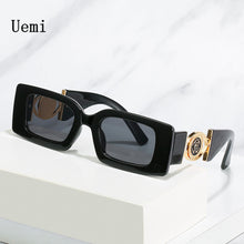 Load image into Gallery viewer, 2023 Retro Square Sunglasses For Women Men Flower Decoration Ladies Sun Glasses Ins Shading Eyewear UV400