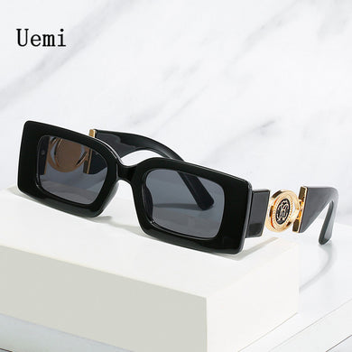 2023 Retro Square Sunglasses For Women Men Flower Decoration Ladies Sun Glasses Ins Shading Eyewear UV400