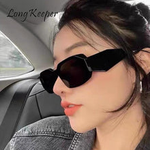 Load image into Gallery viewer, 2023 Small Rectangle Sunglasses Women Brand Designer Hip Hip Style Square Sun Glasses Female Retro Black Glasses Lady Oculos