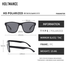 Load image into Gallery viewer, 2023 Square Polarized Sunglasses Men Women Square Male Sun Glasses Brand Design One-piece Lens Eyewear UV400