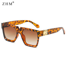 Load image into Gallery viewer, 2023 Square Retro Sunglasses Women  Brand Glasses Women/Men Oversized Sunglasses Women Mirror Oculos De Sol Feminino