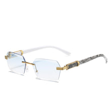 Load image into Gallery viewer, 2023 Square Rimless Sunglasses Beach Sunglasses Women Gradient Marbling Shades For Women
