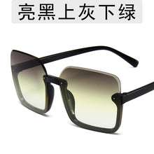 Load image into Gallery viewer, 2023 Square Rimless Sunglasses Women Men Punk Sun Glasses Black Green Eyeglasses  Brand Sunshade Eyewear UV400