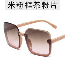 Load image into Gallery viewer, 2023 Square Rimless Sunglasses Women Men Punk Sun Glasses Black Green Eyeglasses  Brand Sunshade Eyewear UV400