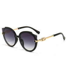 Carica l'immagine nel visualizzatore di Gallery, 2023 Vintage Cat Eye Round Sunglasses Women's Korean Version Metal Rimless Gradient Sun Glasses  Shades UV400 очки