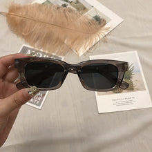 Load image into Gallery viewer, 2023 Women Rectangle Vintage Sunglasses Brand Designer Retro Points Sun Glasses Female Lady Eyeglass Cat Eye Driver Goggles