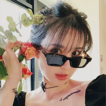 Load image into Gallery viewer, 2023 Women Rectangle Vintage Sunglasses Brand Designer Retro Points Sun Glasses Female Lady Eyeglass Cat Eye Driver Goggles