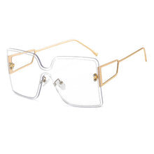 Load image into Gallery viewer, 2023 uv400 Gradient Design Square Glasses Oversized Rimless Glasses Luxurious Trend Sunglasses Ladies