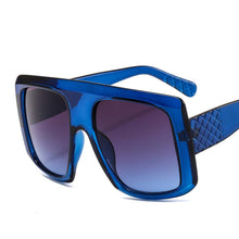 Load image into Gallery viewer, 2023 Design Big Frame Oversized Sunglasses Women  Brand Large Flat Top Sun Glasses Trendy Square Gradient Shades