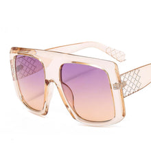 Load image into Gallery viewer, 2023 Design Big Frame Oversized Sunglasses Women  Brand Large Flat Top Sun Glasses Trendy Square Gradient Shades
