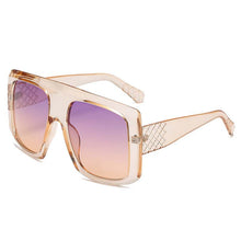 Load image into Gallery viewer, 2023 Design Big Frame Oversized Sunglasses Women  Brand Large Flat Top Sun Glasses Trendy Square Gradient Shades