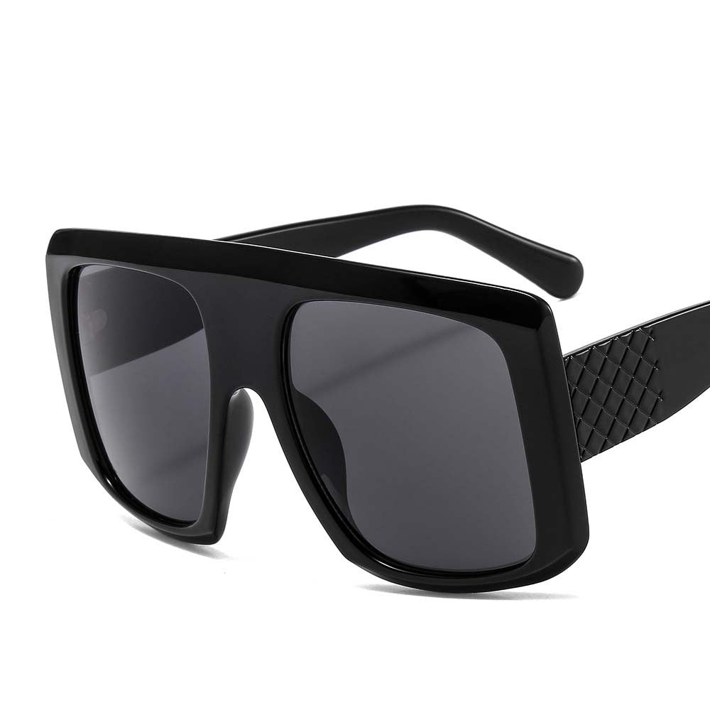 2023 Design Big Frame Oversized Sunglasses Women  Brand Large Flat Top Sun Glasses Trendy Square Gradient Shades