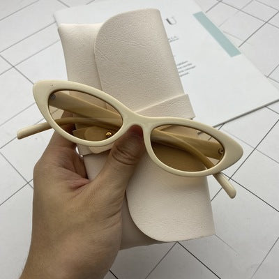 2023 Retro Cat Eye Sunglasses Women  Brand Designer Eyewear Women/Men Oval Pink Sun Glasses Women Gafas De Sol Mujer