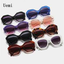 Load image into Gallery viewer, 2023 Retro Oversized Sunglasses For Women Irregular Square Frame  Brand Designer Sun Glasses Shades UV400 Eyewear