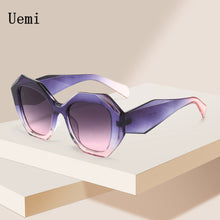 Load image into Gallery viewer, 2023 Retro Oversized Sunglasses For Women Irregular Square Frame  Brand Designer Sun Glasses Shades UV400 Eyewear