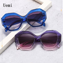 Load image into Gallery viewer, 2023 Retro Oversized Sunglasses For Women Irregular Square Frame  Brand Designer Sun Glasses Shades UV400 Eyewear