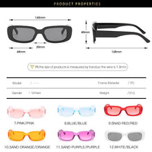 Load image into Gallery viewer, 2023 Retro Rectangle Sunglasses Men Women's Brand Designer Men's Sun Glasses Female Black Eyewears Vintage Lentes De Sol Mujer