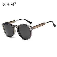 Load image into Gallery viewer, 2023 Retro Round Sunglasses Women Men Brand Design Transparent Female Sun Glasses Men Oculos De Sol Feminino Lunette Soleil