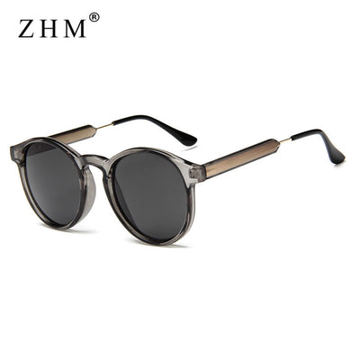 2023 Retro Round Sunglasses Women Men Brand Design Transparent Female Sun Glasses Men Oculos De Sol Feminino Lunette Soleil