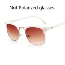 Load image into Gallery viewer, 2023 Retro Sunglasses Women Men&#39;s Women Vintage Semi-Rimless Square Polarized Sun glasses gafas de sol hombre UV400 Eyewear