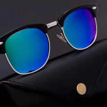 Load image into Gallery viewer, 2023 Retro Sunglasses Women Men&#39;s Women Vintage Semi-Rimless Square Polarized Sun glasses gafas de sol hombre UV400 Eyewear