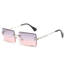 Load image into Gallery viewer, 2023 Rimless Rectangle Sunglasses Women&#39;s Men Square Brand Design Gradient Women Sun Glasses Shades Female UV400 Eyewear