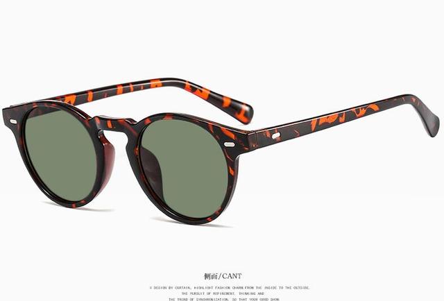 2023 Round Sunglasses Men Cat Eye Women Sun Glasses Vintage Metal Driving Male Sunglass Black Pink Eyewear UV400 vintage