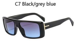 2023 Sexy Rectangle Sunglasses Women Brand Tom Sun Glasses Female Black Brown Shades for Men Ladies Lunette Femme Oculos