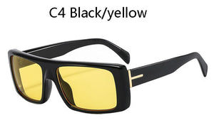 2023 Sexy Rectangle Sunglasses Women Brand Tom Sun Glasses Female Black Brown Shades for Men Ladies Lunette Femme Oculos
