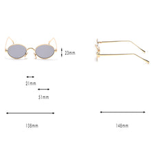 Load image into Gallery viewer, 2023 Small Oval Round Sunglasses Women Male Retro Metal Frame Men Vintage Round Sun Glasses 90&#39;s Eyewear Female Gafas De Sol