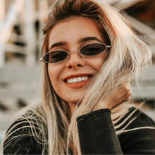 Load image into Gallery viewer, 2023 Small Oval Round Sunglasses Women Male Retro Metal Frame Men Vintage Round Sun Glasses 90&#39;s Eyewear Female Gafas De Sol