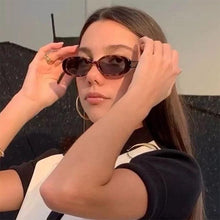 Load image into Gallery viewer, 2023 Small Oval Sunglasses Women Designer Retro Vintag Female Sun Glasses For Men Candy Glasses Eyewear gafas de sol