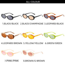Load image into Gallery viewer, 2023 Small Oval Sunglasses Women Designer Retro Vintag Female Sun Glasses For Men Candy Glasses Eyewear gafas de sol
