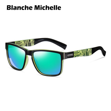 2023 Square Sunglasses Men Polarized Mirror Sun Glasses Vintage UV400 Sunglass Male Oculos Driving Anti Glare Shades With Box