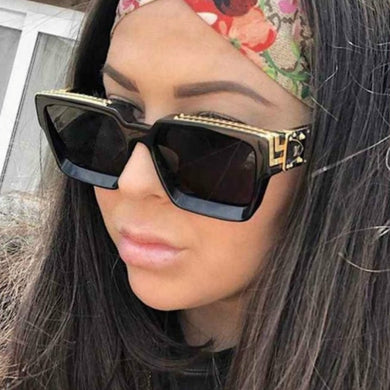 2023 Square Sunglasses Women Men Brand  Sunglass Female gafas de sol UV400 Vintage Designer Oversize Sun Glasses