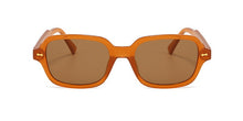 Load image into Gallery viewer, 2023 Square Sunglasses Women Men  Brand Designer Retro Clear Yellow Sun Glasses Vintage Rivet Shades lentes de sol