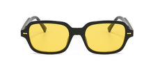 Load image into Gallery viewer, 2023 Square Sunglasses Women Men  Brand Designer Retro Clear Yellow Sun Glasses Vintage Rivet Shades lentes de sol