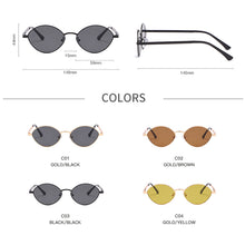 Load image into Gallery viewer, 2023 Sunglasses Women Metal Rhombus Sun glasses Female Oculos Irregular Vintage Small Frame Goggles UV400 Ladies Gafas De Sol