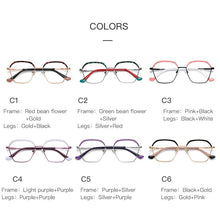 Load image into Gallery viewer, 2023 Trending Blue Light Blocking Women's Square Glasses Anti Radiation Protection Eyeglasses Female Optical Eyewear