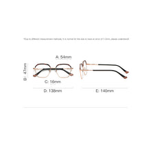 Load image into Gallery viewer, 2023 Trending Blue Light Blocking Women's Square Glasses Anti Radiation Protection Eyeglasses Female Optical Eyewear